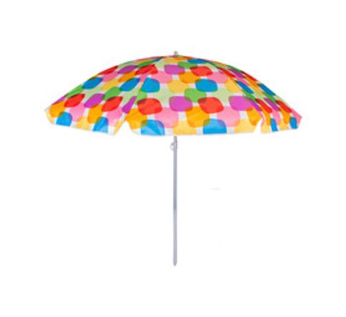 Republic Umbrella 204 cm Bright Stripe Beach Umbrella 