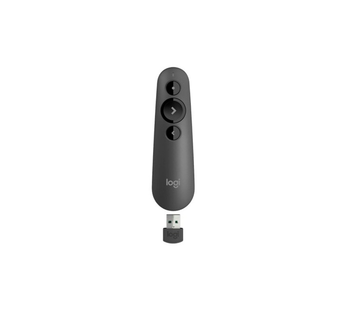 Logitech R500s Laser Pointer Presentation Remote Graphite Makro
