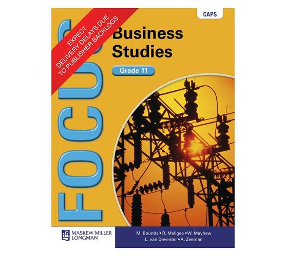 Focus Business Studies : Grade 11 : Learner's Book : CAPS compliant (Paperback / softback)