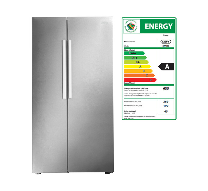 Defy 559 l F740 SidebySide Fridge/Freezer Makro