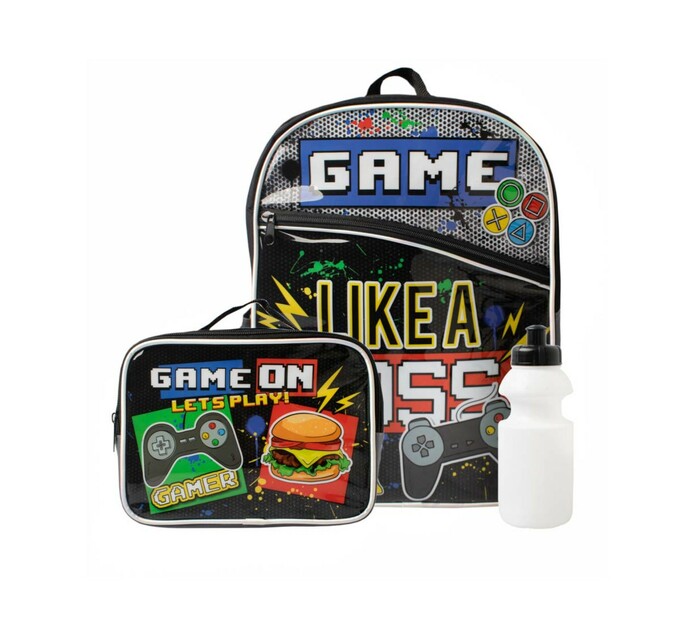 3-Piece Gamer Backpack Combo Set 