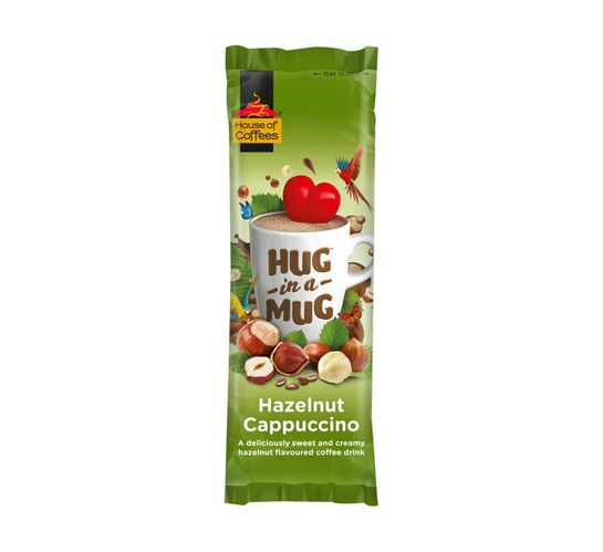 House Of Coffees Hug in a Mug Cappuccino Hazelnut (10 x 24g)