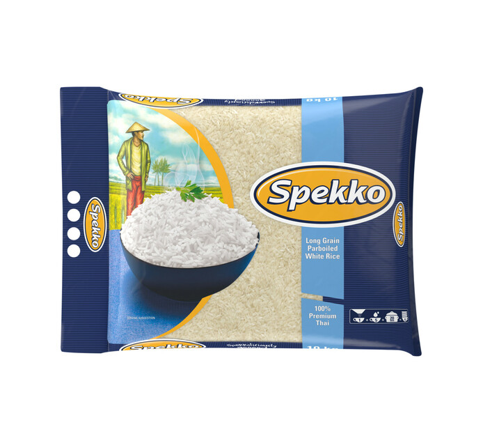 Spekko Spekko Thai Parboiled Rice (1 x 10kg) Basmati Rice Basmati