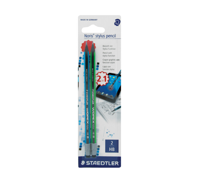 Staedtler Noris 2in1 Wopex Stylus Pencils 2Pack Makro
