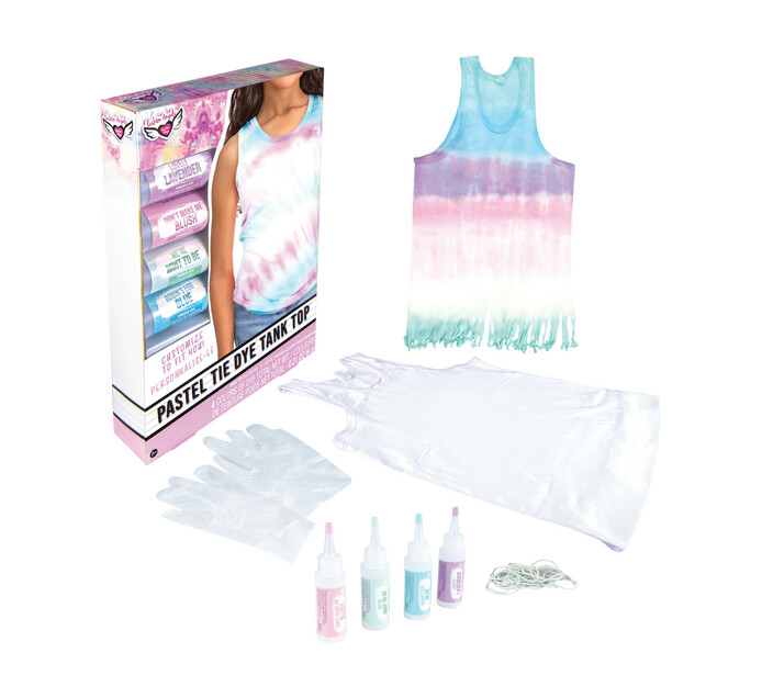 Fashion Angels Tie Dye Pastel Tank Top Kit 