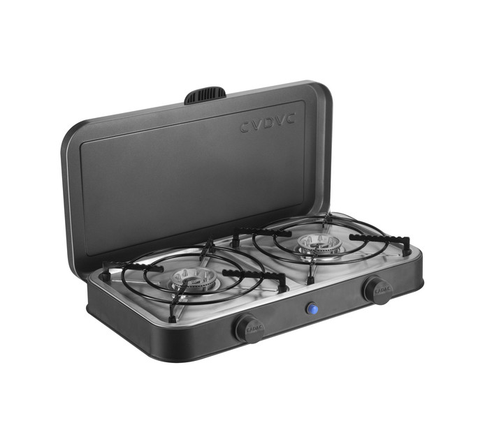 Cadac 2 Burner Gas Stove With Lid, Outdoor Stove Top Gas