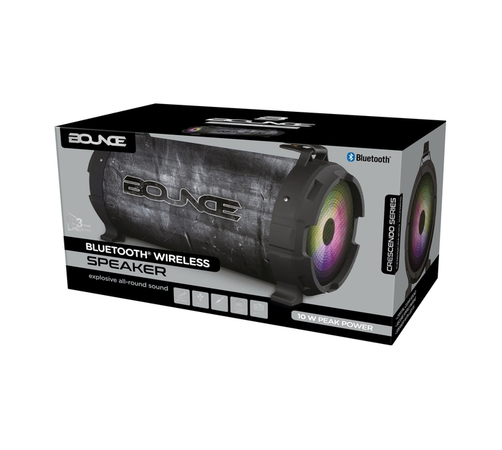Bounce Crescendo Bluetooth Speaker Black Makro
