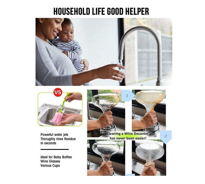 Automatic Glass Washer Cleaner Kitchen Sink Setup | Makro