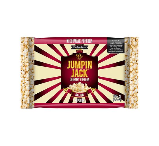 Jumpin Jack Microwave Popcorn Salted (48 x 85g)