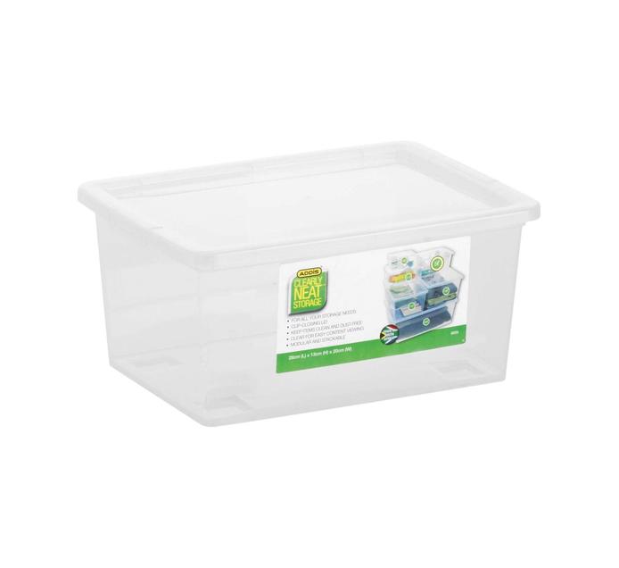 Addis 5l Neat Storage Box Plastic Plastic Plastic Storage