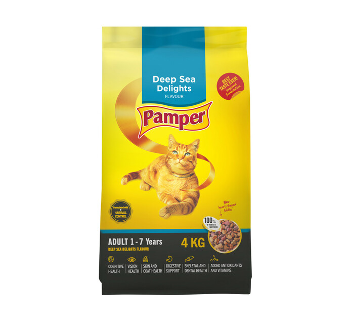 Pamper Dry Cat Food Deep Sea Delight (4 kg)