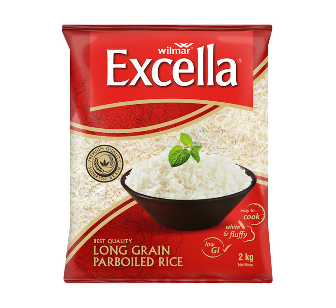 EXCELLA PARBOILED RICE 2KG