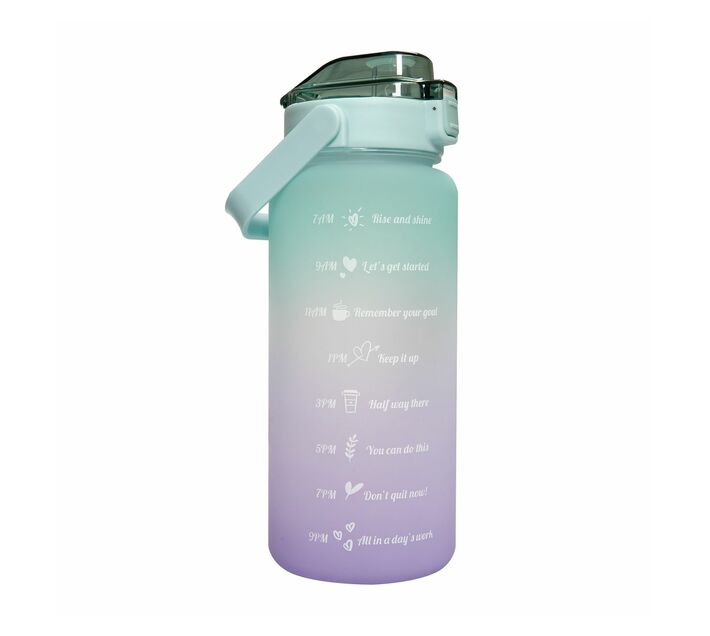 Motivational Time Marker Water Bottle 2L BLUE/PURPLE Makro