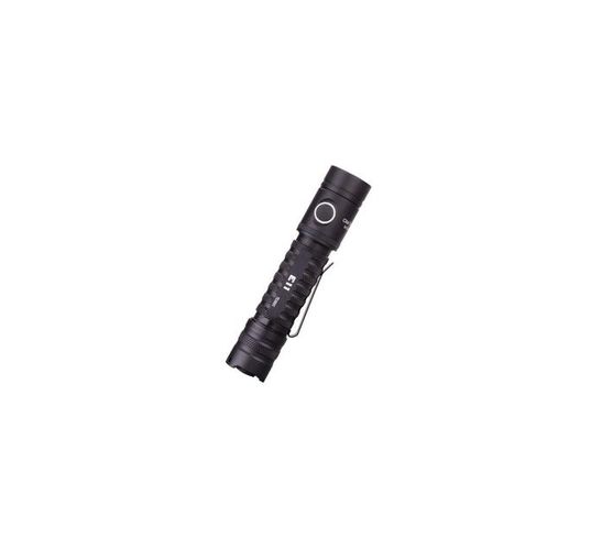 Powertac E11 1250 Lumens 216m Throw Rechargeable flashlight (Black)