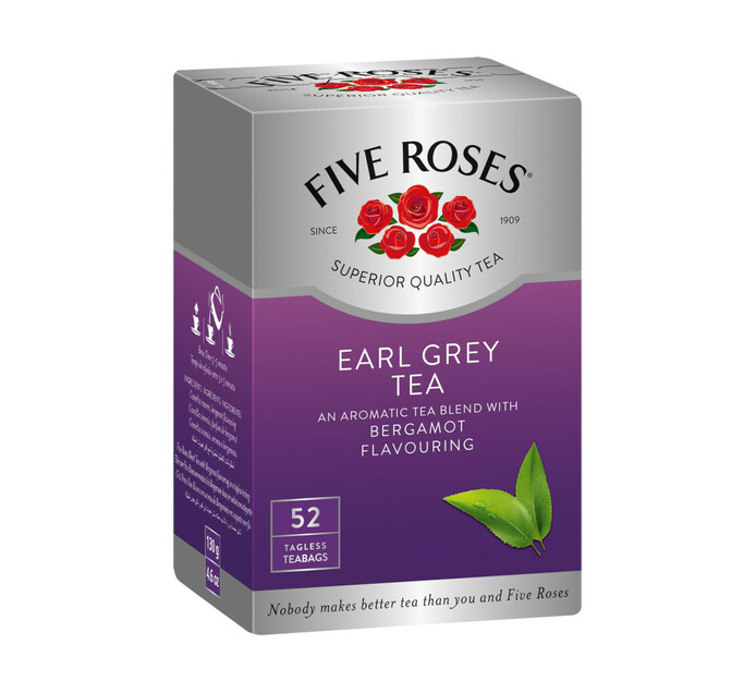 FIVE ROSES FLVD TAGLESS TEA 5, EARL GREY Makro