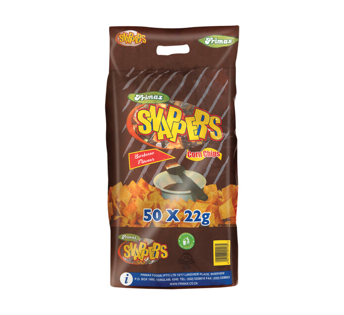Frimax Snappers Corn Chips Balers BBQ (50 x 22g) Makro