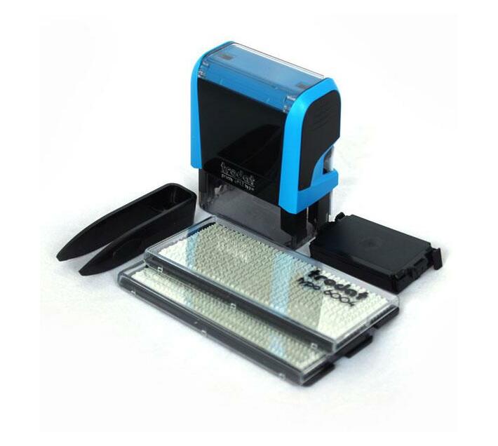 Trodat Typo Printy Diy Kit + 3mm/4mm Typo 4 Lines Of Text Makro