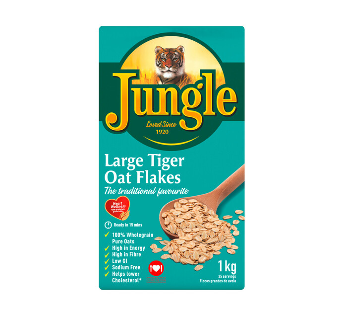 Jungle Oats Large Flakes (1 x 1kg) Makro