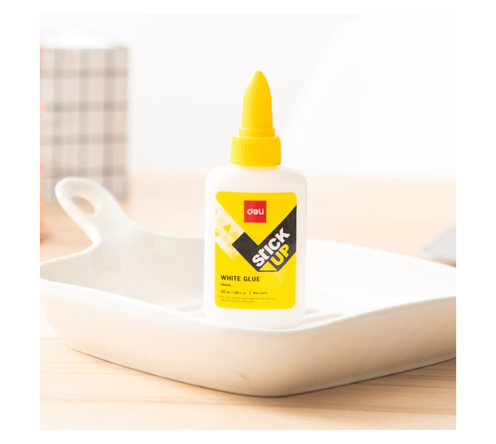 Deli Stick Up 40ml White Glue Set of 12 39445 Makro