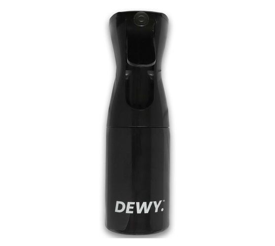 Dewy Mist Spray Bottle for Hair Styling - 200ml (Black)