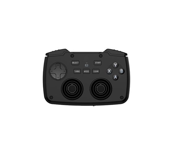 Rii 2in1 Wireless Gamepad with Touchpad|QWERTY Keyboard|2 x Analogue Sticks|Bumpers & Triggers|D-Pad|backlighting Black