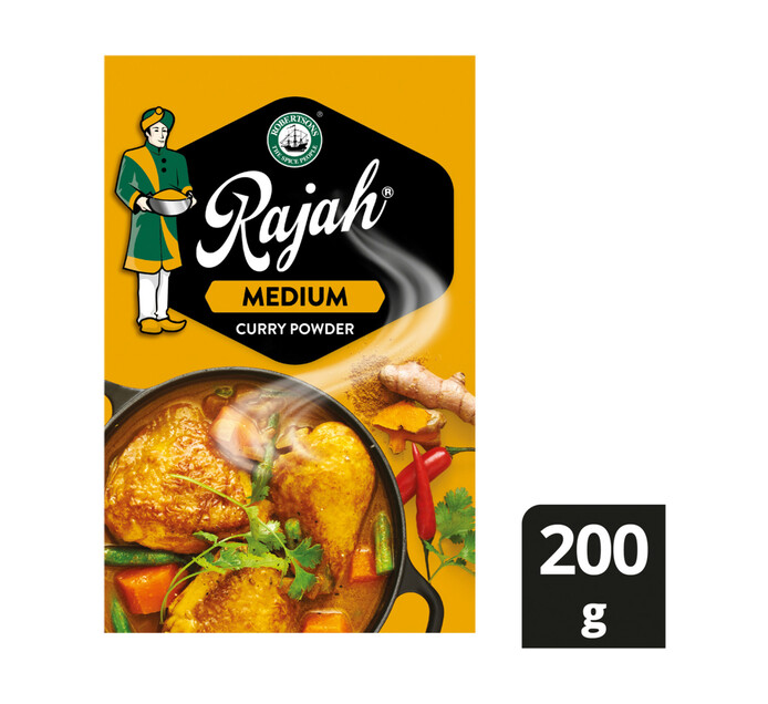Rajah Curry Powder Medium (10 x 200g) Makro