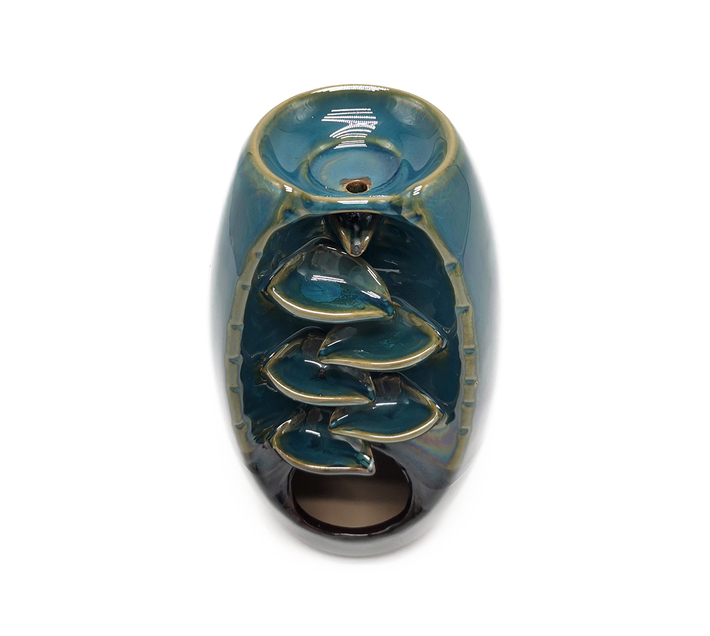 Ceramic Waterfall Reverse Flow Incense Burner Ornament Makro