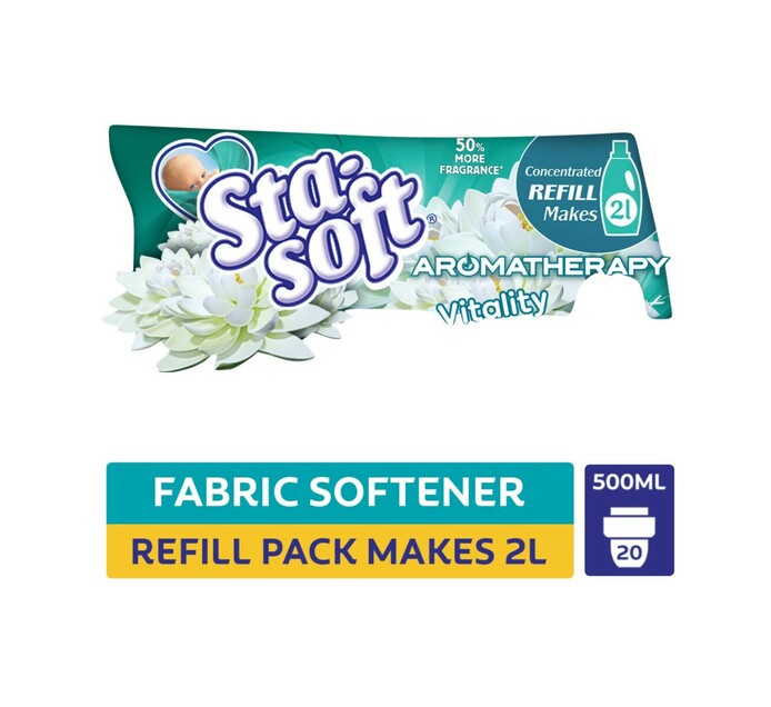 Stasoft Fabric Softener Refill Vitality (1 x 500 ml) Makro