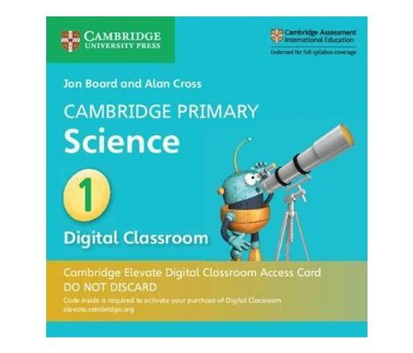 Cambridge Primary Science Stage 1 Cambridge Elevate Digital Classroom Access Card (1 Year) (Digital product license key)