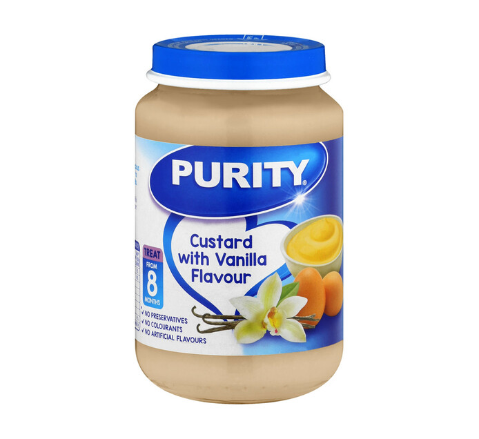 Purity 3rd Foods Vanilla Custard (1 x 200ML) Infant Ready To Eat