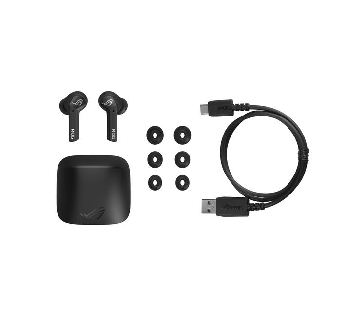 Asus ROG Cetra True Wireless Inear Gaming Earphones Black Makro