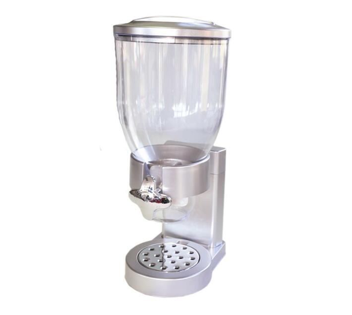 500gms Cereal Dispenser with Portion Control Silver Makro