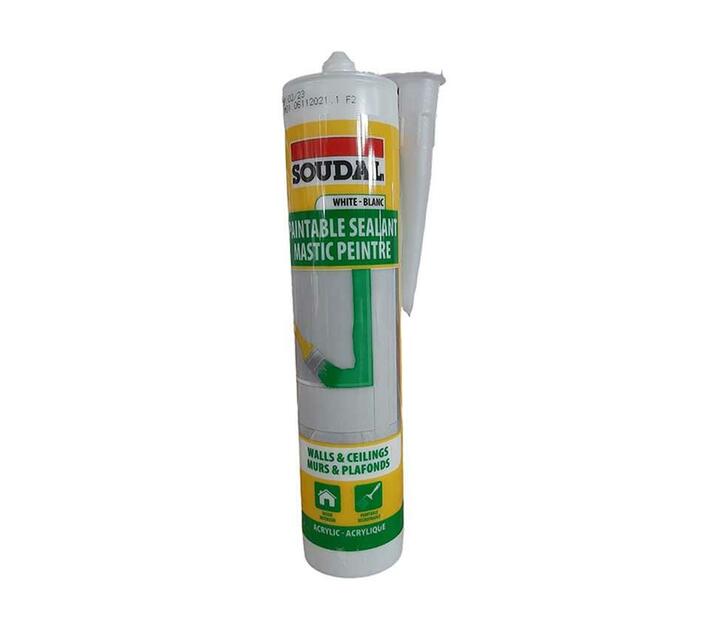 SOUDAL Acrylic Sealant Paintable White 270ml Makro