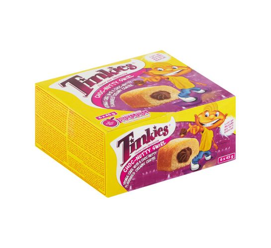 Tinkies Sponge Cakes Choc-Nutty (6 x 45g)