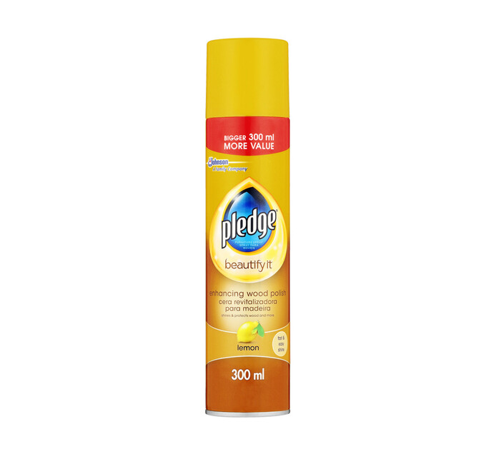 Pledge Wood Polish Lemon (6 x 300ml) Makro