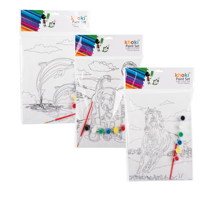 Art and Craft Learn To Paint Set 24cm x 30cm (Pack of 3)