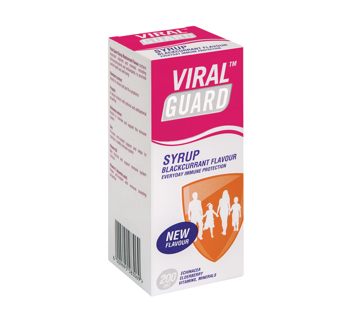 Viral Guard Guard Syrup Blackcurrant (1 x 200ml) Makro