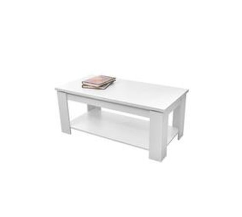 Hazlo Lift Top Coffee Table (Modern design) - White