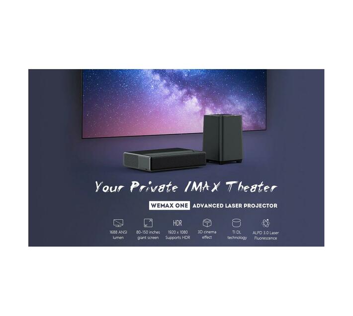 Xiaomi Mi LASER Projector 4K 150 inch Android, EU Version Black Makro