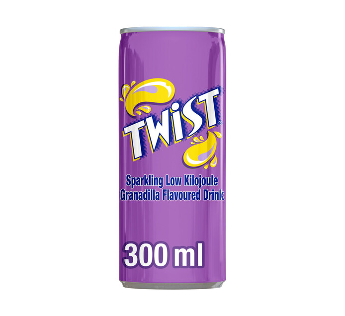 TWIST SOFT DRINK CAN 300ML, GRANADILLA Makro