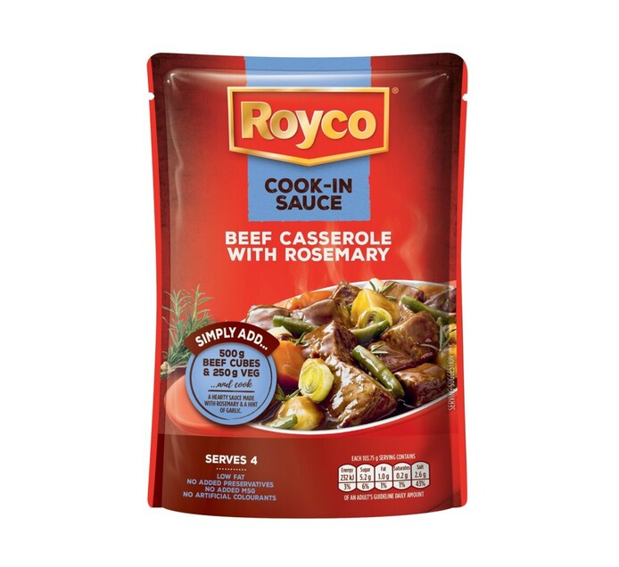 Royco Cook in Sauce Beef Casserole with Rosemary (1 x 415g)