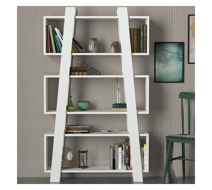 Hazlo Almira Bookcase 3 Shelves Cube Bookshelf Display White Makro