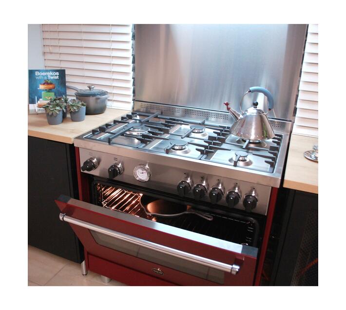 LA GERMANIA 90cm Americana Freestanding Stove 5 Gas Burners with Gas