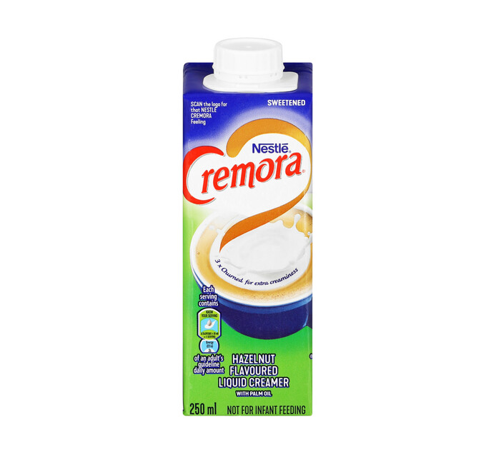NESTLE CREMORA LQ/CREAMER 250ML, HZELNUT Creamers Creamers
