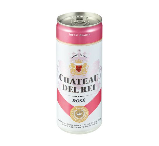 Chateau Del Rei Sparkling Semi-Sweet Perle Wine (6 x 250 ml)