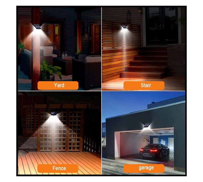 40 LED Solar Motion Sensor Wall Bright Outdoor Waterproof Security