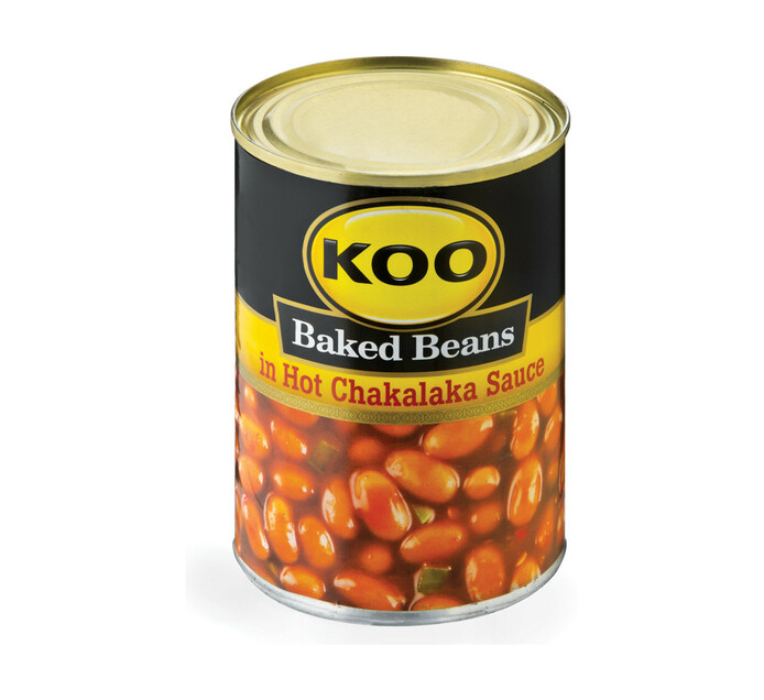 KOO Baked Beans in Sauce Hot Chakalaka (12 x 410g) Makro