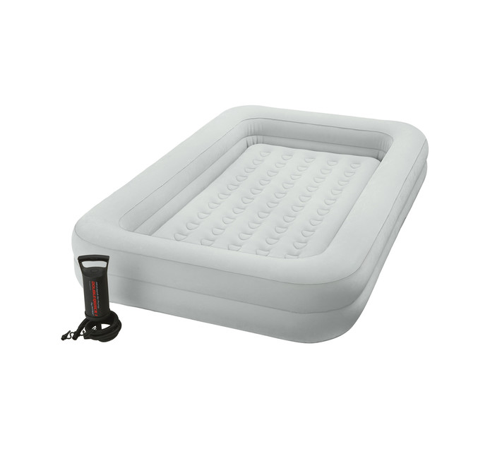 INTEX Travel Bed Set With Hand Pump Inflatable Camp Matt Inflatable Camping Mattresses