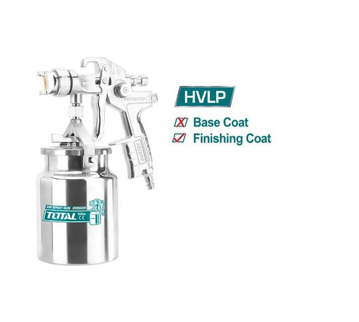 Total Tools Spray Gun HVLP 1000cc 1.4mm Industrial Makro