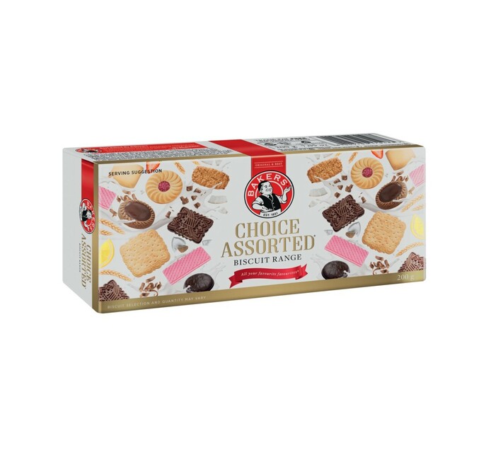 Bakers Biscuits Choice Assorted (12 x 200g) Makro